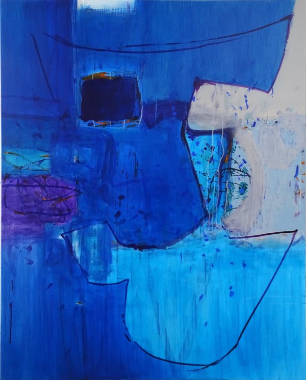 Martyn Brewster, Blue Shadows no.3, 2019