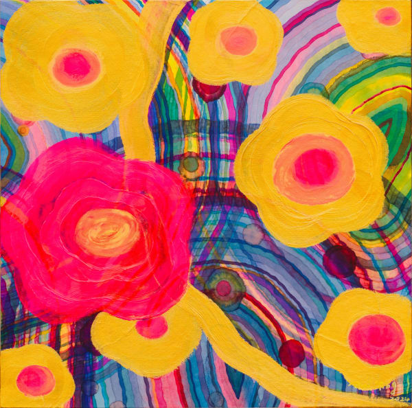 Dai Ying, M-Theory 36 Heavenly Maidens Scattering Flowers, 2022