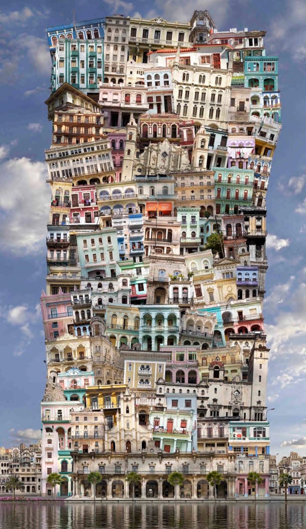 Jean-François Rauzier, Babel Cuba, 2017