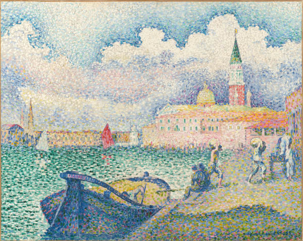 Henri-Edmond Cross - Canal de la Giudecca, Temps d'Orage (Venise), 1904