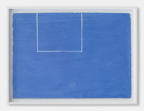 Robert Motherwell, Open Study No. 19: In Blue with White Line, 1968
