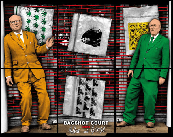 Gilbert & George - Bagshot Court, 2020