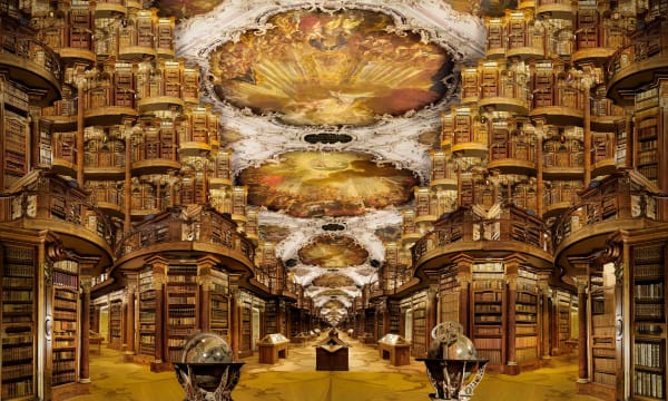 Jean-François Rauzier, Bibliothèque Saint Gall (Switzerland), 2024