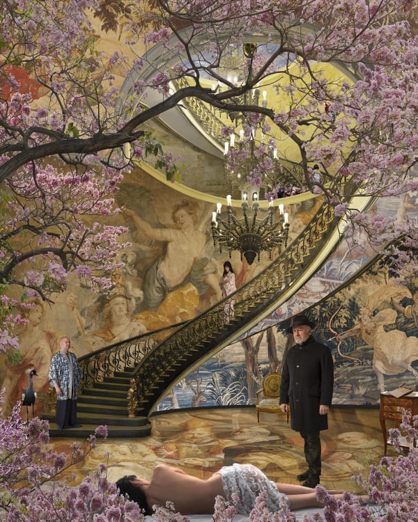 Jean-François Rauzier, Cherry Blossoms from the series " Dream Catchers" , 2021