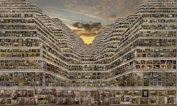 Jean-François Rauzier, Louvre Museum, (Paris), 2023