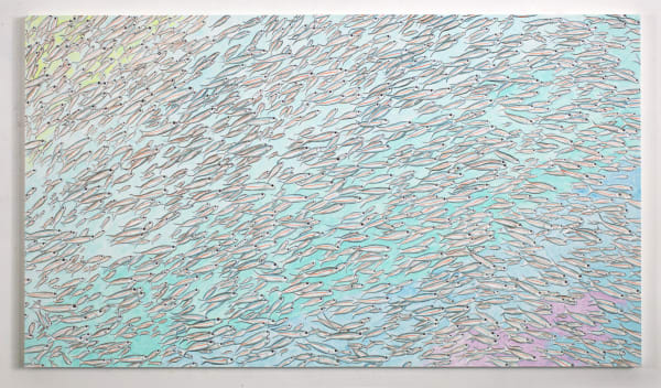 Doug Argue, Untitled (Fish School), 2023