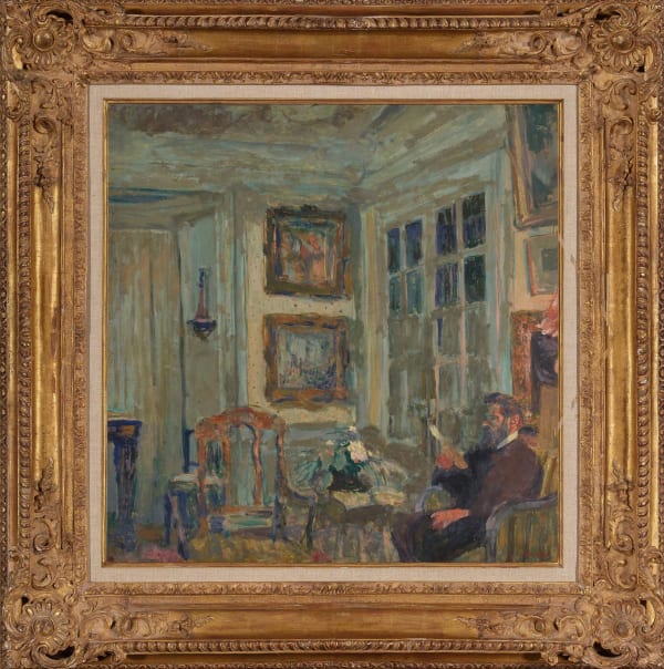 Edouard Vuillard, Arthur Fontaine lisant — I, 1904