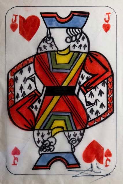 Salvador Dali, Valet Coeurs, 1967
