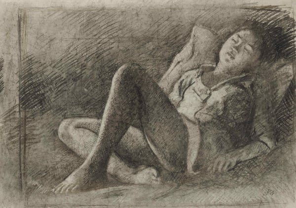 Balthus - Nu endormi, 1969-70