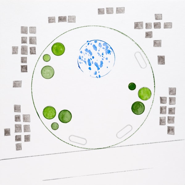 moholinushk, A small garden - in the middle of the city with a fountain, 2020