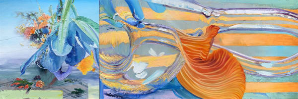 Ellen Heck, Growth Patterns (diptych)