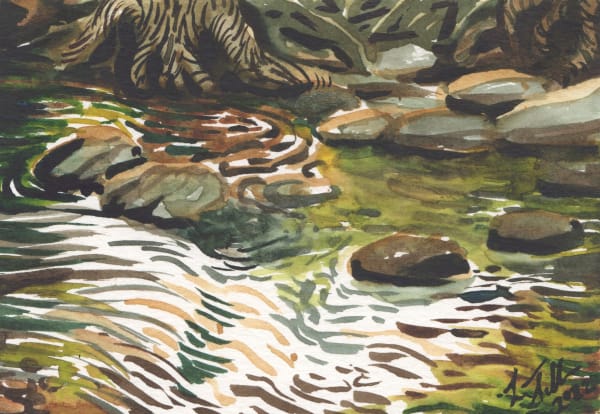 Laura Sellers, Swannanoa River, 2022