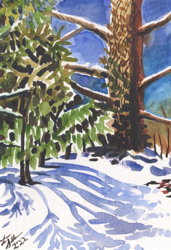 Laura Sellers, East Asheville Snow II