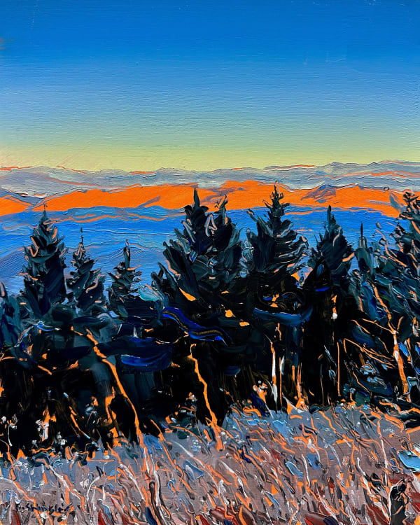 David Shingler, Sunset. Mount Mitchell. NC