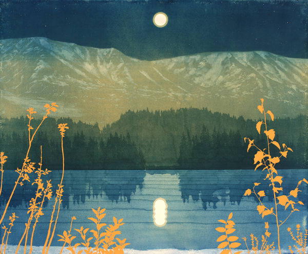 Casey Roberts, Full moon valley view