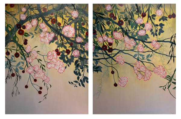 Ivy Jacobsen, Hybrid Canopy, No. 2 (diptych), 2022