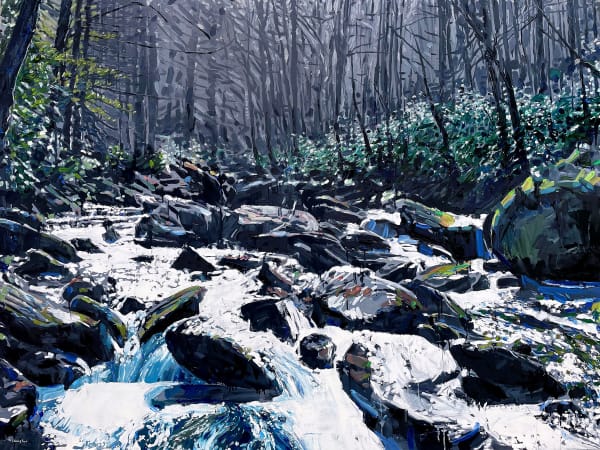 David Shingler, Cattail Creek. Burnsville, NC, 2022