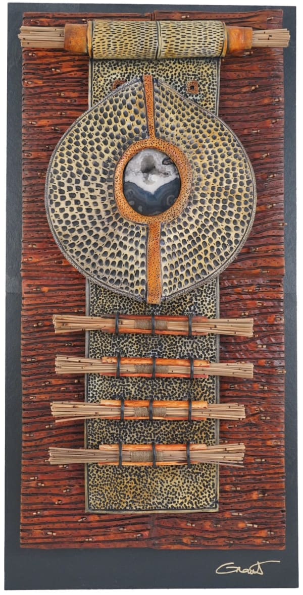 Vicki Grant, Large Vertical Botanical Window 17097