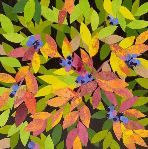 Meg Lagodzki, Northwoods: Blueberries #2