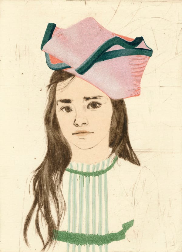 Ellen Heck, Daphne Wearing a Möbius Strip as a Hat