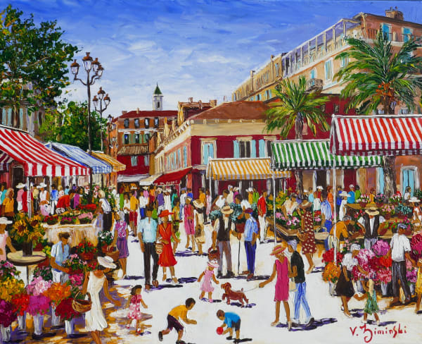 Véronique Ziminski, Le marche du Cours Salera à Nice