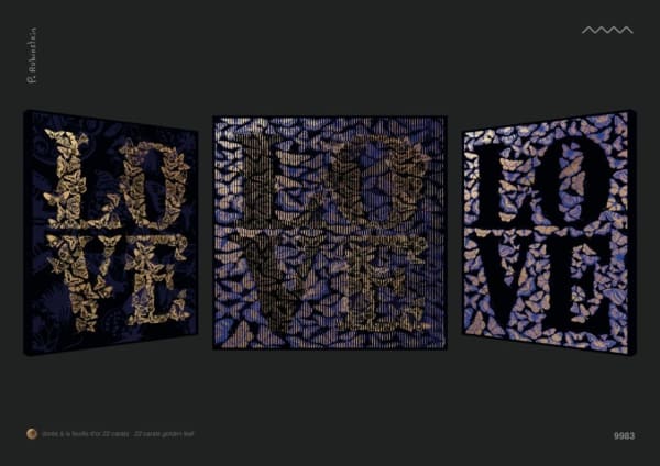 Patrick Rubinstein, L'amour est ma loi bleu (9983), 2024