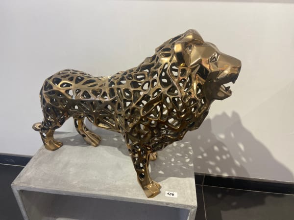 Richard Orlinski, Lion Bronze Ajouré