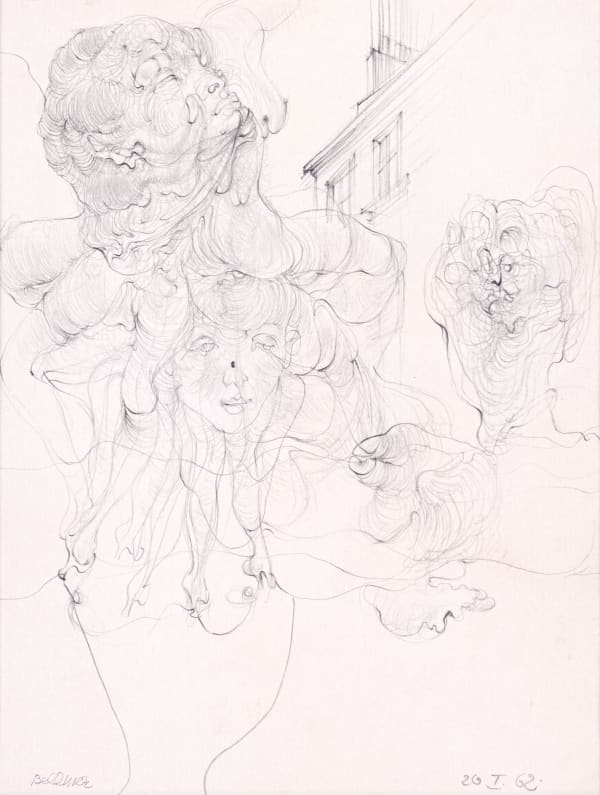 Hans Bellmer, Têtes 20. I. 62, 1962