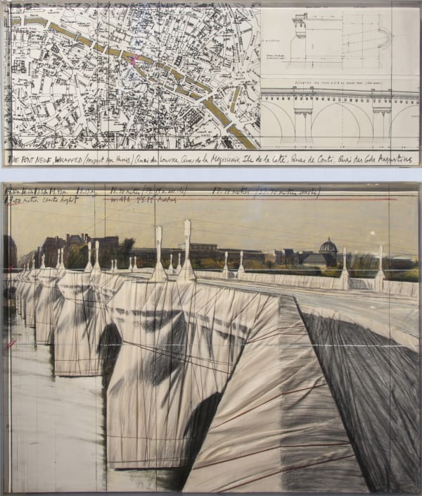 Christo JAVACHEFF, The Pont Neuf, Wrapped, 1985