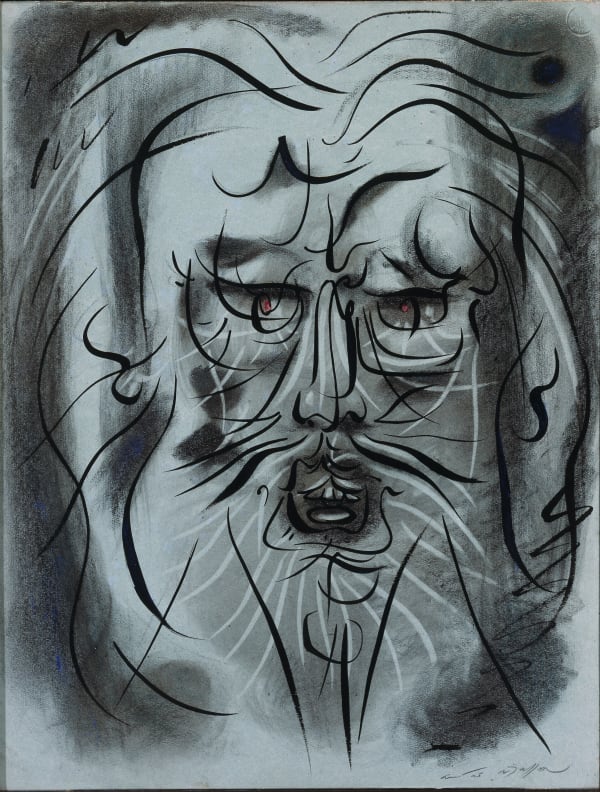 André Masson, Héraclite (auto portrait de Masson), 1943