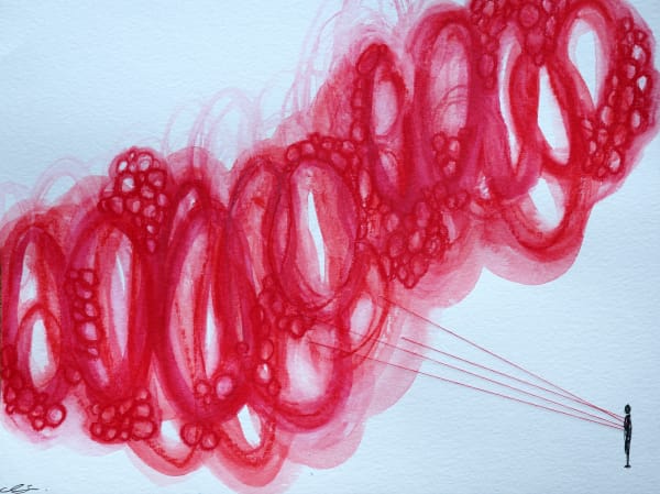 Chiharu Shiota, Connected to the Universe (19), 2023