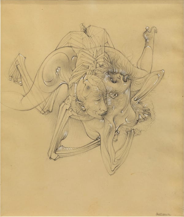 Hans Bellmer, Love and Death (for de Sade), 1946