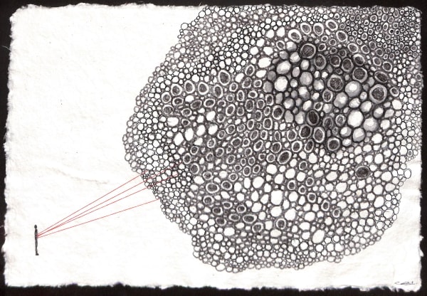 Chiharu Shiota, Connected to the Universe (9) , 2023