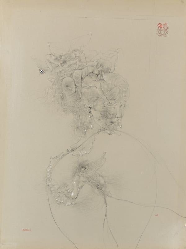 Hans Bellmer, Etude pour « La Philosophie dans le boudoir » de Sade, 1963