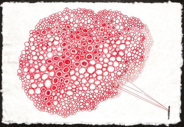 Chiharu Shiota, Connected to the Universe (10), 2023
