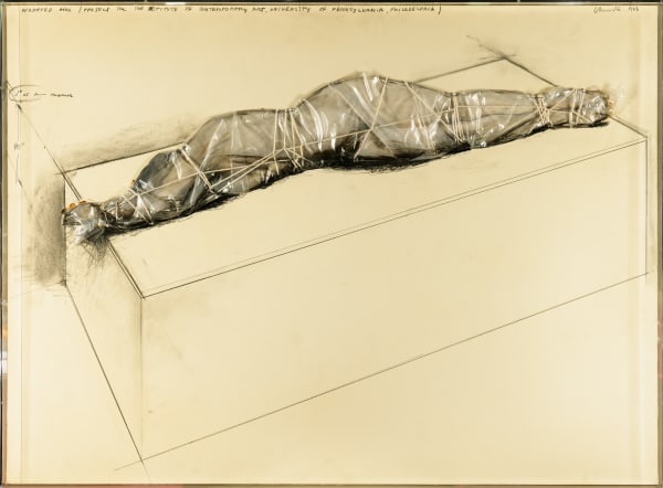 Christo Javacheff, Wrapped Girl (Project for the Institute of Contemporary Art, University of Pennsylvania, Philadelphia), 1968