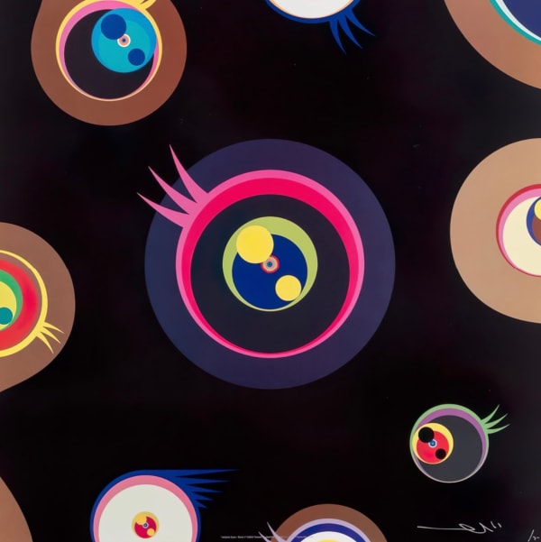 Takashi Murakami, Jellyfish eyes black 1, 2001