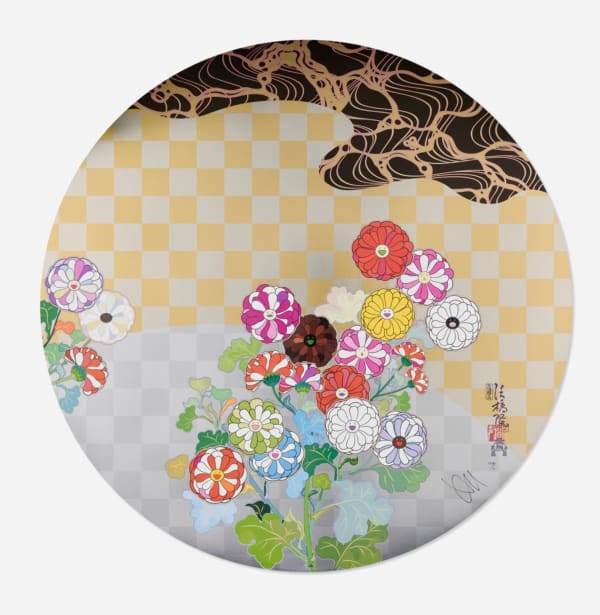 Takashi Murakami, Kōrin Flowers and Water, 2023