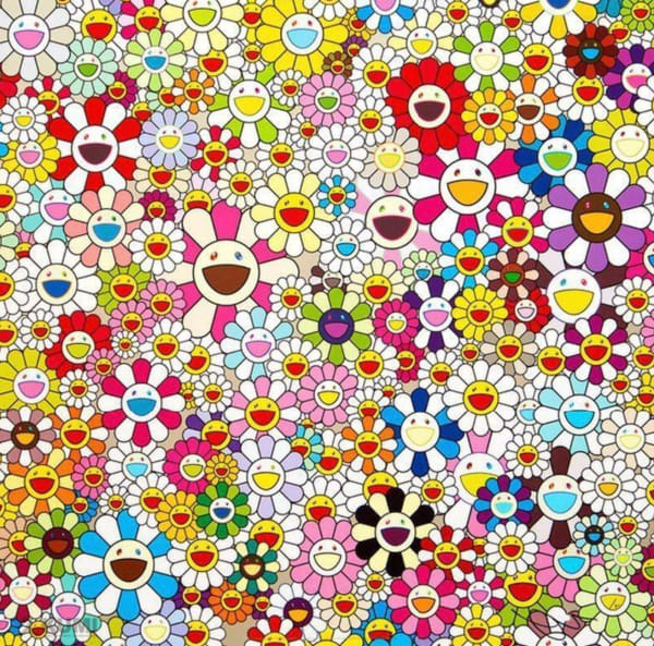 Takashi Murakami, Flowers Blooming in This World and the Land of Nirvana , 2013