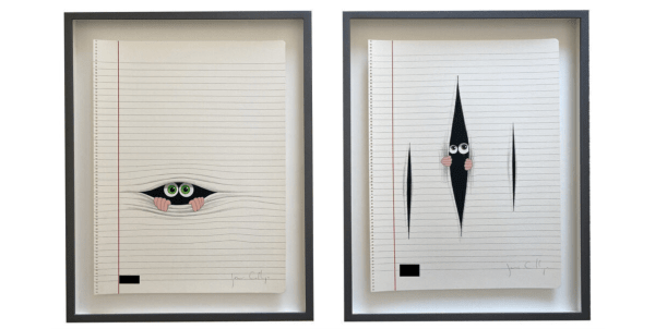Javier Calleja, Between the lines (Set of two), 2016
