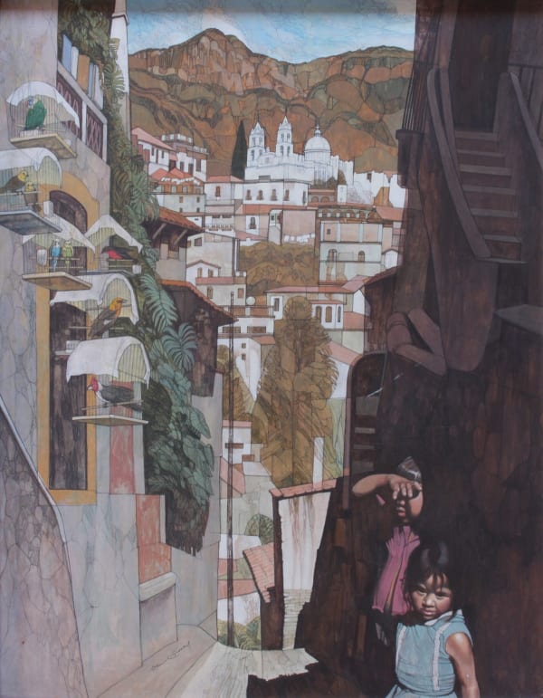 Denver Gillen, Untitled (City with Children)