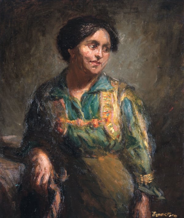 Theresa Bernstein Katie, 1913 Oil on canvas 26 x 22 in 66 x 55.9 cm
