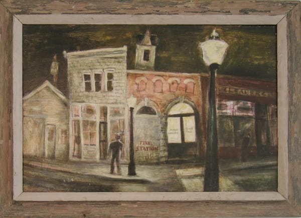 Robert O. Hodgell Ogden City Hall Oil on board 16 x 23 3/4 in 40.6 x 60.3 cm