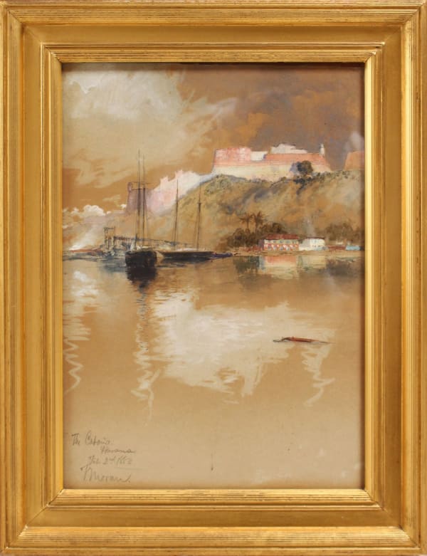 Thomas Moran The Cabana Havana, 1883 Watercolor 13 x 9 1/2 in 33 x 24.1 cm