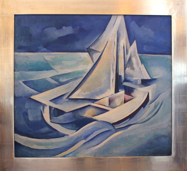 Emile Grumieaux Sailboats Oil on canvas 26 x 29 in 66 x 73.7 cm