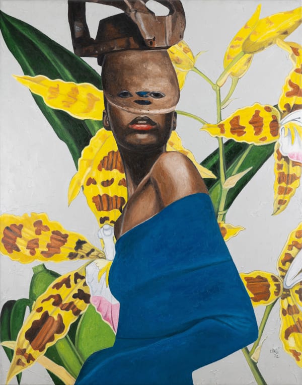 Wole Lagunju, Gelede Woman , 2022