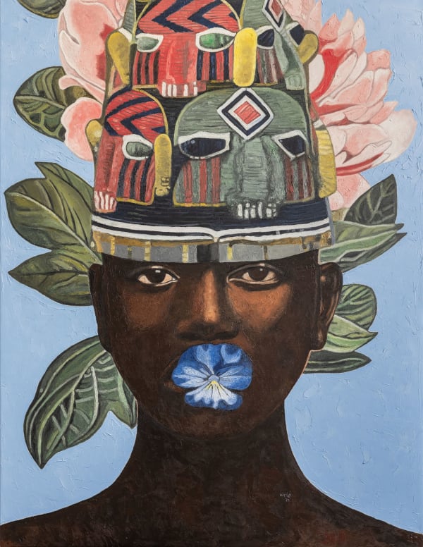 Wole Lagunju, Crowned Femininity II, 2023