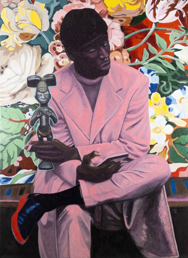 Wole Lagunju, Contemplating Shango, 2022