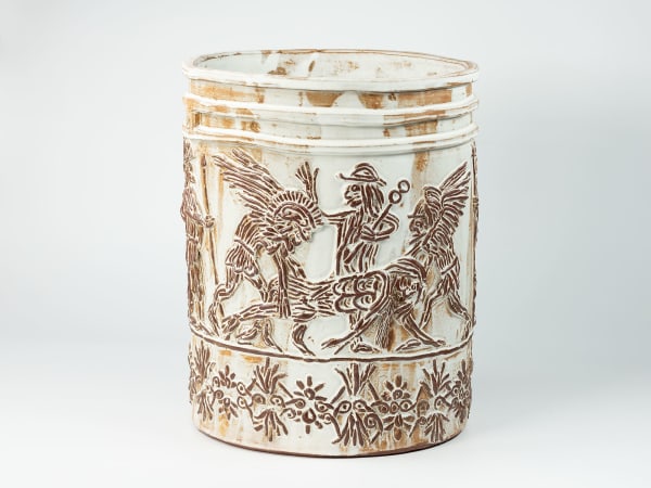 Matthias Merkel Hess, Sarpedon Bucket (After Sarpedon Krater returned from Met Museum), 2021