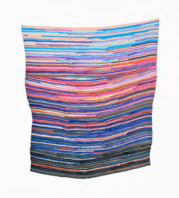 Carly Glovinski, Footbridge Sunrise Rag Rug, 2017